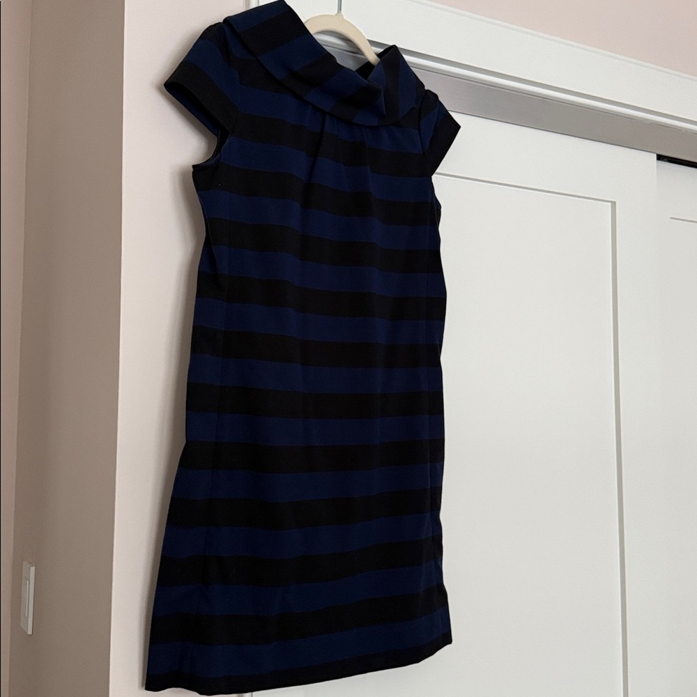 Kate Spade Navy and Black Striped Mini Dress